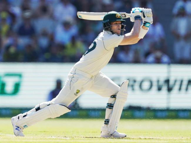 Steve Smith's unbeaten half century has put Australia in charge.