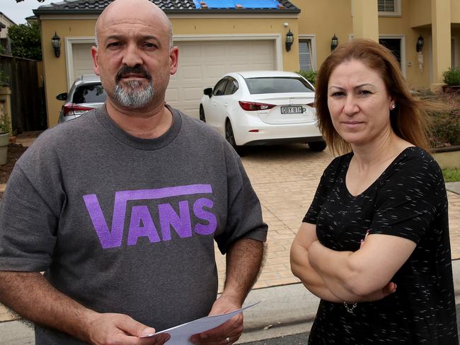 Erkan and Sengul Tastan have seen their cars written off and house damaged.