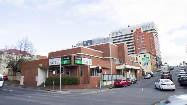 The current Welcome Stranger site on the corner of Davey and Harrington streets. Picture: RICHARD JUPE