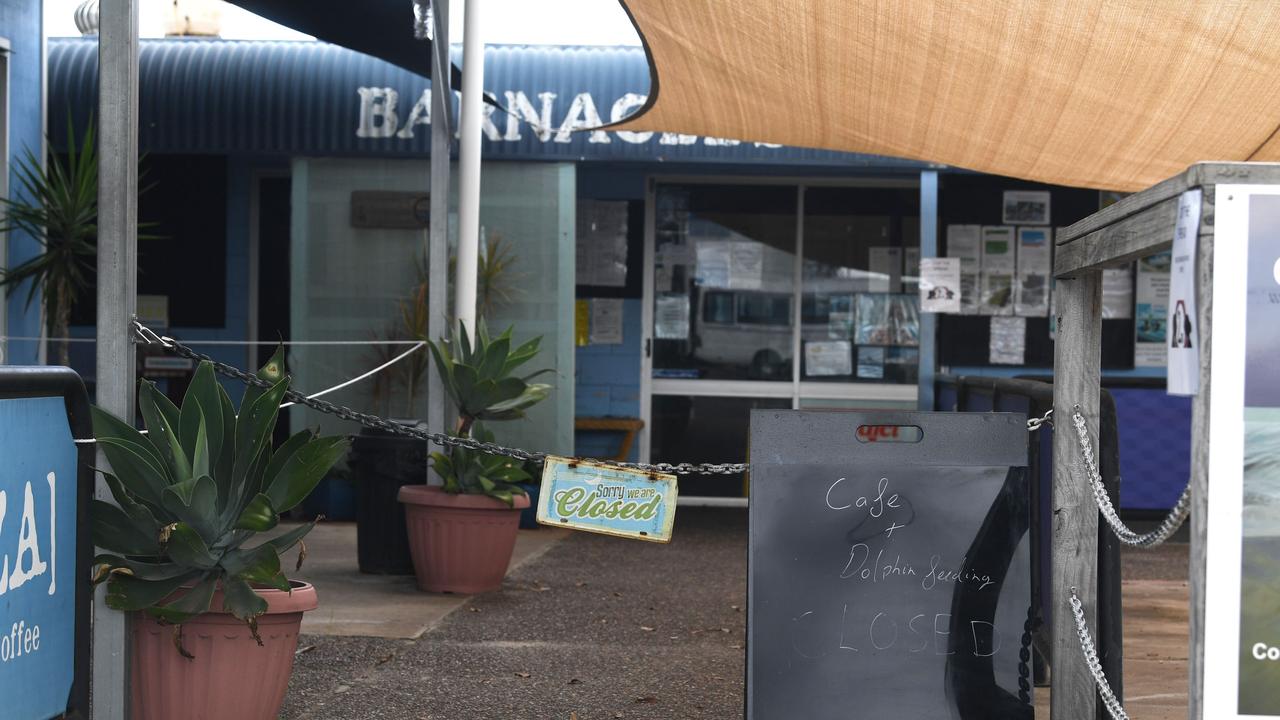 Barnacles Cafe, where guests can feed the dolphins, operates under strict rules to ensure the mammals continue to hunt for their food in the wild.