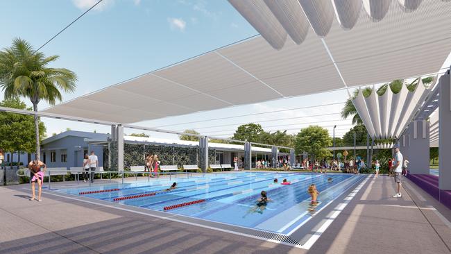 Palmerston’s new Swimming, Wellness, Events, Leisure and Lifestyle (SWELL) precinct is set to open in November 2023. Picture: Supplied