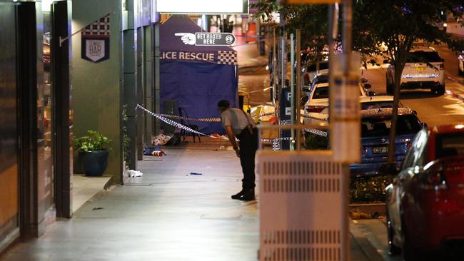 A man was charged with murder after allegedly stabbing a homeless elderly man days before Christmas. Picture: Steve Tyson