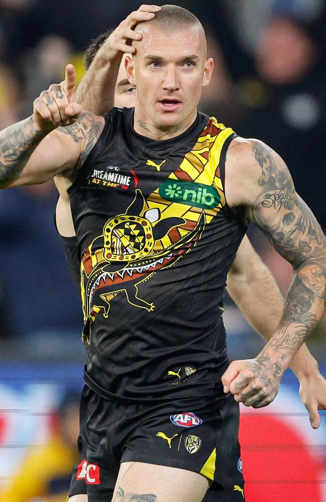 Richmond royalty have flagged everything from a statue of Dusty to a future grandstand at a revamped Punt Rd Oval be named in his honour. Picture: Getty Images