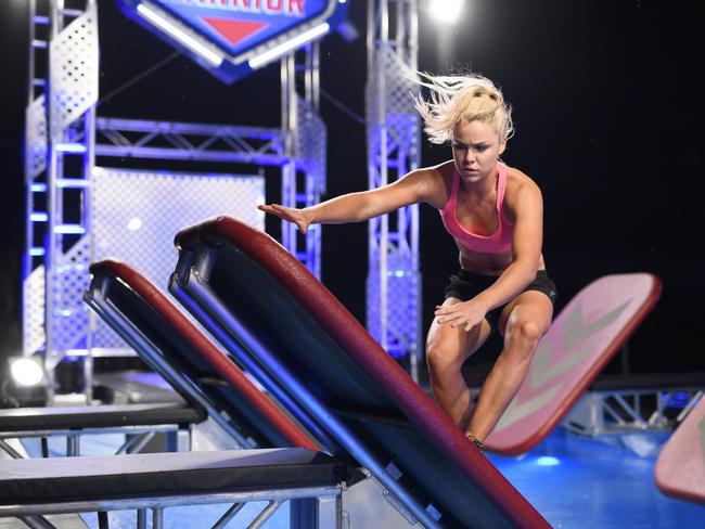 Katie Williams on Australian Ninja Warrior