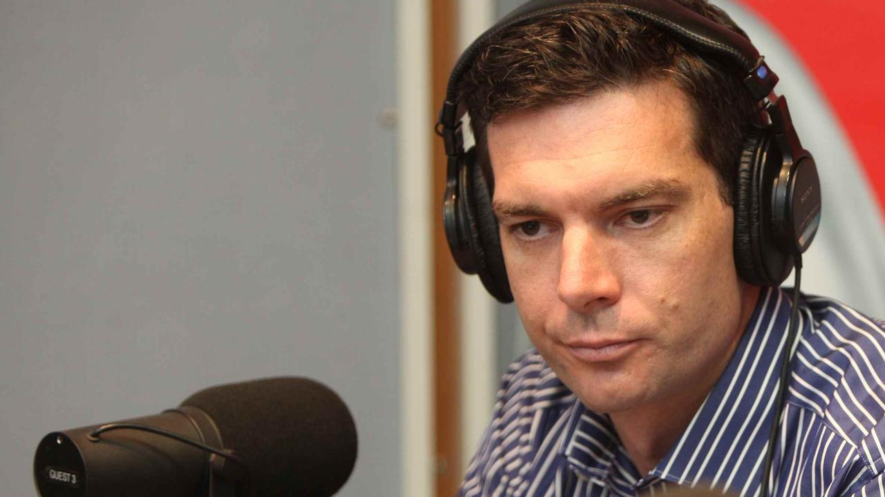 Former Member for Cairns Gavin King during a radio interview at the ABC Far North studios in 2012. Picture: Rob Maccoll