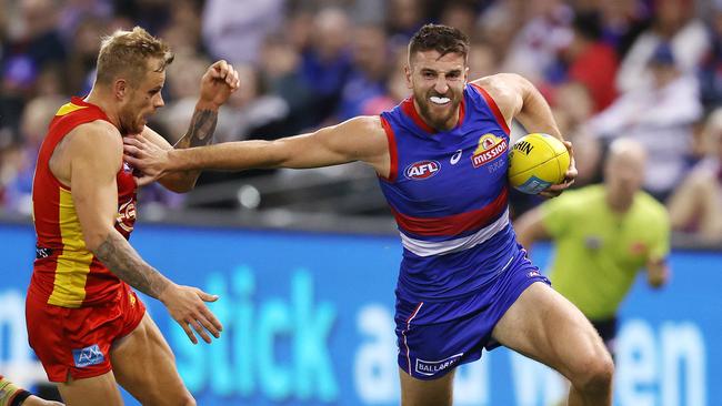 Marcus Bontempelli is one of the favourites for the Brownlow. Picture: Michael Klein