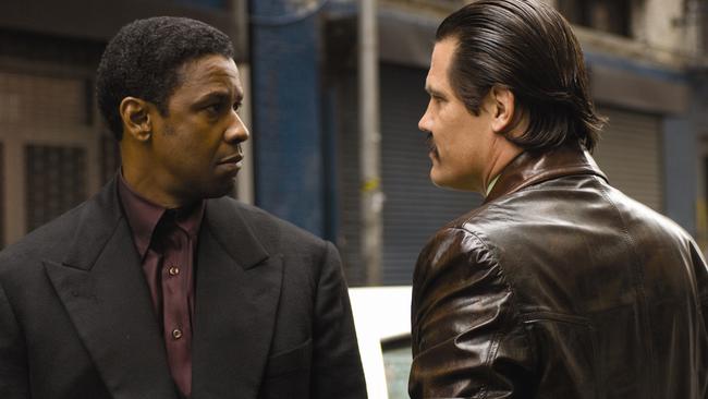 Denzel Washington and Josh Brolin in American Gangster.