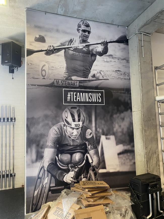 Inspirational images inside the new high performance centre at Narrabeen for Australia’s leading triathletes and canoe sprint paddlers. Picture: NSW Institute of Sport