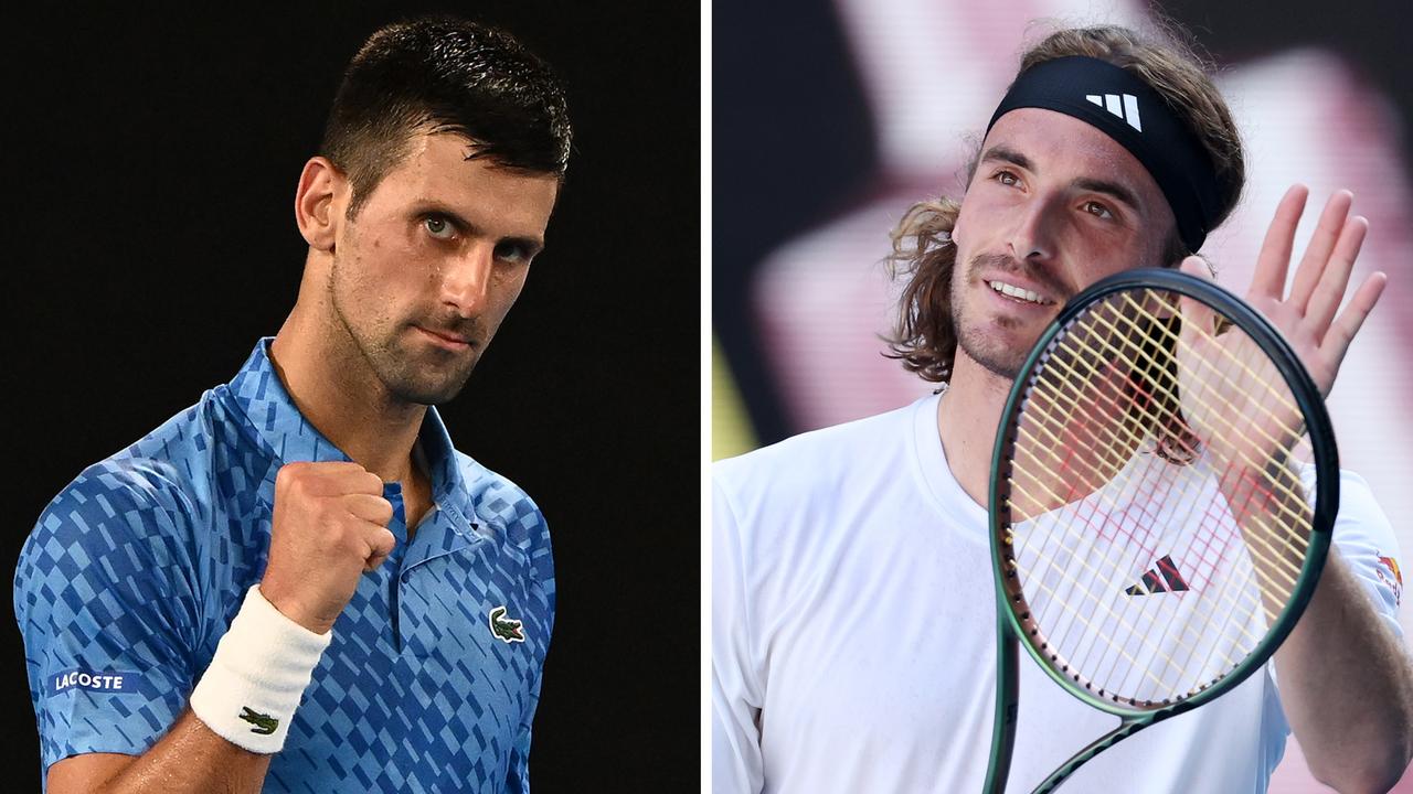 Halbfinalergebnisse der Männer, Höhepunkte, Punktzahl, Novak Djokovic gegen Tommy Paul, Stefanos Tsitsipas gegen Karen Khachanov