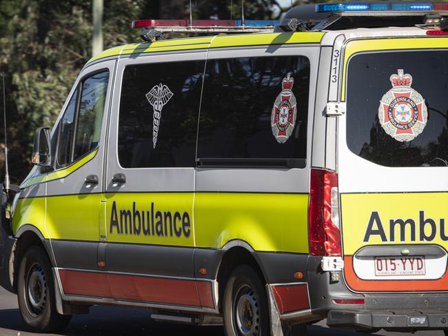 Generic ambulance, QAS, Queensland Ambulance Service, emergency services, Thursday, August 29, 2024. Picture: Kevin Farmer