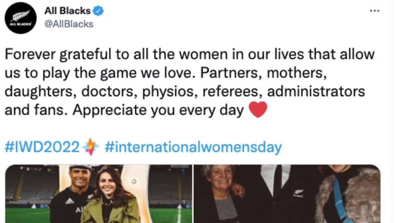 Rugby news 2022: NZ Rugby s’excuse après le tweet “sourd” des All Blacks à l’occasion de la Journée internationale de la femme