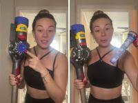 ‘Powerful' Dyson vac drops to seriously low price. Picture: TikTok/@dr_dre.