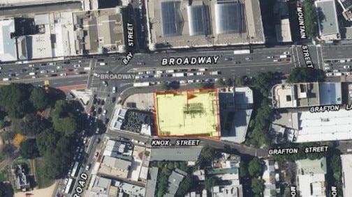 The site sits just behind the Lansdowne Hotel. Picture: City of Sydney