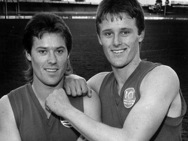 Jamie Grant joined his brother Chris Grant at Footscray through the 1990 mid-season draft.