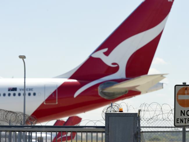 Qantas has been impacted by staff shortages. Picture: Andrew Henshaw