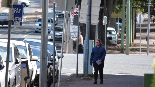 Darling Downs man Caedan James McKay leaving the Toowoomba Courthouse on Thursday, February 22, after his bail was amended. Police changed the young man with multiple child sex offences.