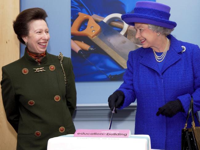 Queen Elizabeth II and Princess Anne in happier times. Anne has been forced to cancel Christmas with her mum because her husband, Sir Timothy Laurence, has Covid. Picture: Getty Images