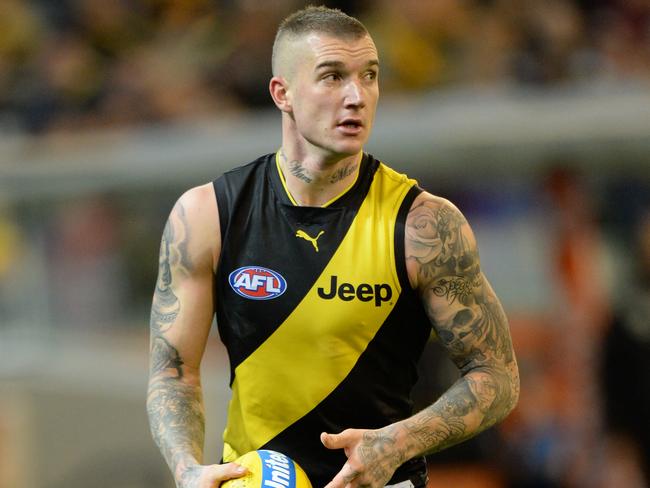 Dustin Martin has elevated his game to another level. Picture: AAP