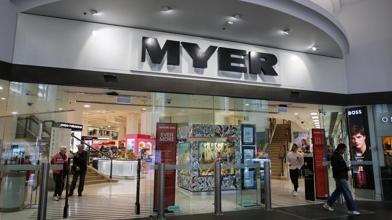 Australia’s most popular department stores Myer on Tuesday announced it would acquire Premier’s apparel brands. Picture: NewsWire / Gaye Gerard