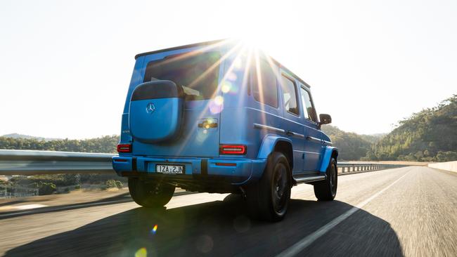 The G 580 EQ's exterior maintains the classic G-Class silhouette while integrating modern elements like electric powertrains. Picture: Supplied