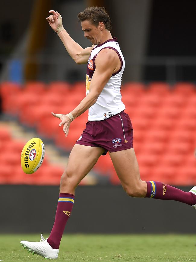 Joe Daniher has enjoyed an uninterrupted pre-season at the Lions. Picture: Albert Perez/Getty Images