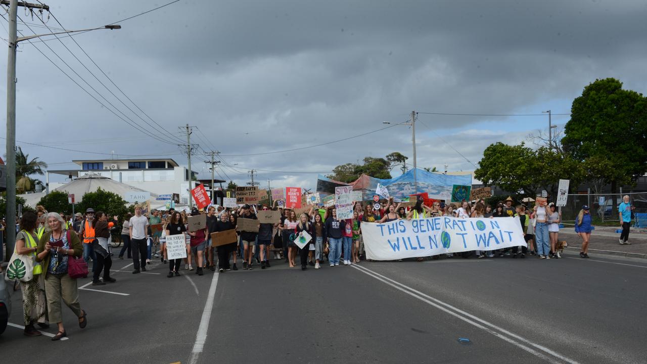 A School Strike for Climate protest was held in Byron Bay on Friday, May 21, 2021. Picture: Liana Boss