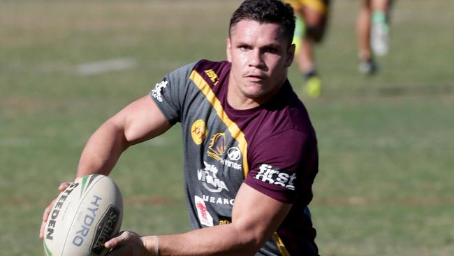 James Roberts goes through his paces at Red Hill. Picture: Steve Pohlner