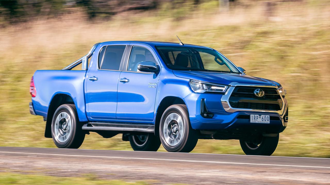 Toyota will produce a hybrid version of the HiLux by 2030. Picture: Thomas Wielecki.