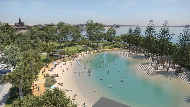 Walker Group plans to put in a tropical style lagoon pool for the community.