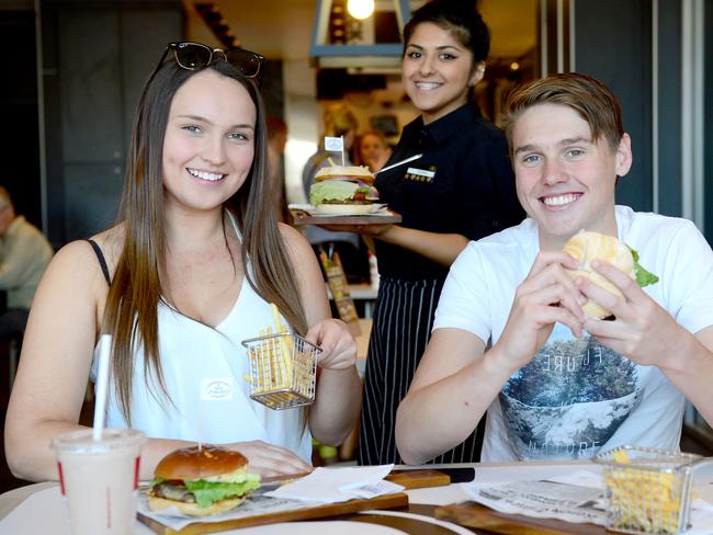 McDonald’s is a place for shiny, happy people. Picture: Jeremy Piper