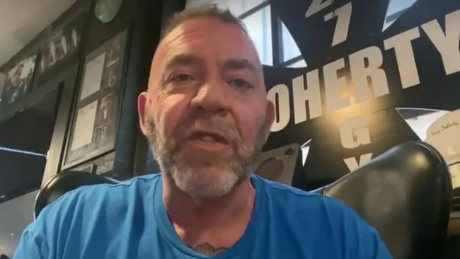 Fitness guru Tony Doherty is calling for gyms to reopen. Picture: Facebook