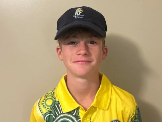 Queens open division 3 cricketer Kingston Currey. Picture: Supplied.