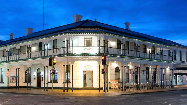 The Mount Gambier Hotel will undergo a $1m-plus redevelopment. Picture: Spring Studio