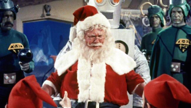 John Call as Santa Claus in Santa Claus Conquers The Martians (1964).