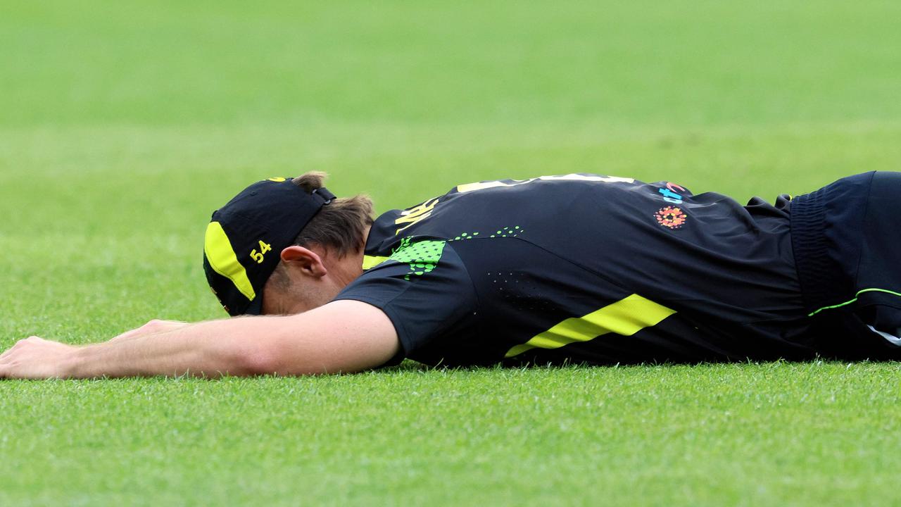 Australian all-rounder Mitchell Marsh. Photo by TREVOR COLLENS / AFPSE