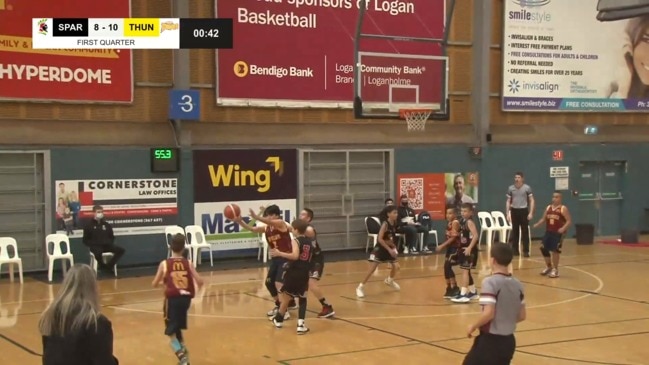 REPLAY: Qld U12's Boys State Basketball Championships – Southern Districts Spartans vs Logan Thunder (Div 1 Semi-Final)