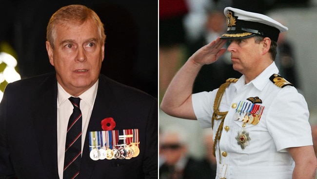 Prince Andrew has been described as a "joke" and an "embarrassment" to the military, with some top brass wanting him to be "quietly faded out" of military roles. Pictures: AFP