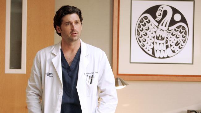 Dr Derek ‘McDreamy’ Shepherd played by Patrick Dempsey.