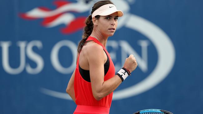 Ajla Tomljanovic has jumped up the rankings. (Photo by Matthew Stockman/Getty Images)