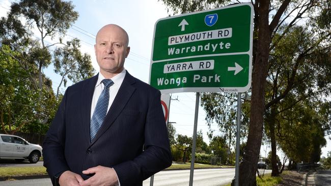 Croydon state Liberal MP David Hodgett is pledging $4 million to upgrade two major Croydon intersections. Picture: Chris Eastman