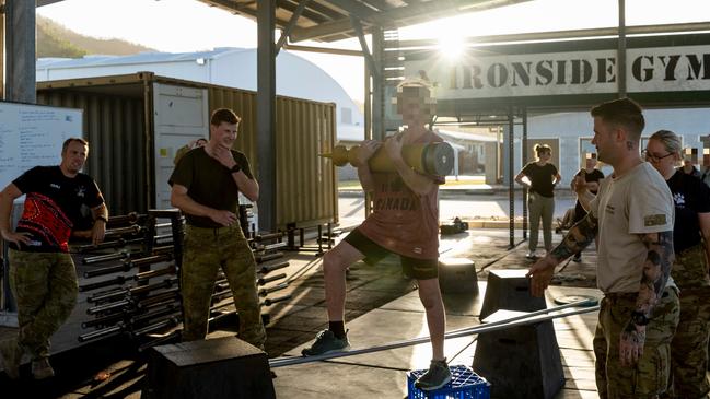 Soldiers from Townsville's 2nd Cavalry Regiment lead a Proud Warrior session at Lavarack Barracks. The project works to positively influence at-risk youth, remove children from bad influences and improve their future prospects through Army-based activities. Photo: Supplied