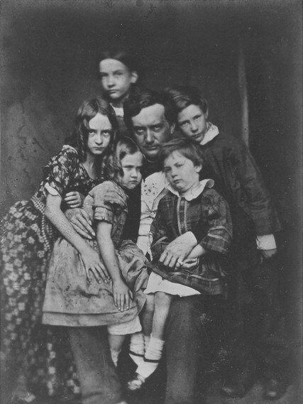 Edmund Blacket with five of his eight children c1856. Photo State Library of NSW