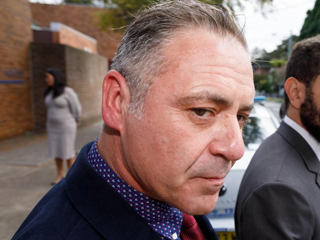 SYDNEY, AUSTRALIA - NewsWire Photos. August 22 2024. Former TV star Andrew OÃKeefe leaves Waverley Court House where he presented on AVO breach and DV-related charges related to his former partner. Picture: NewsWire / Max Mason-Hubers