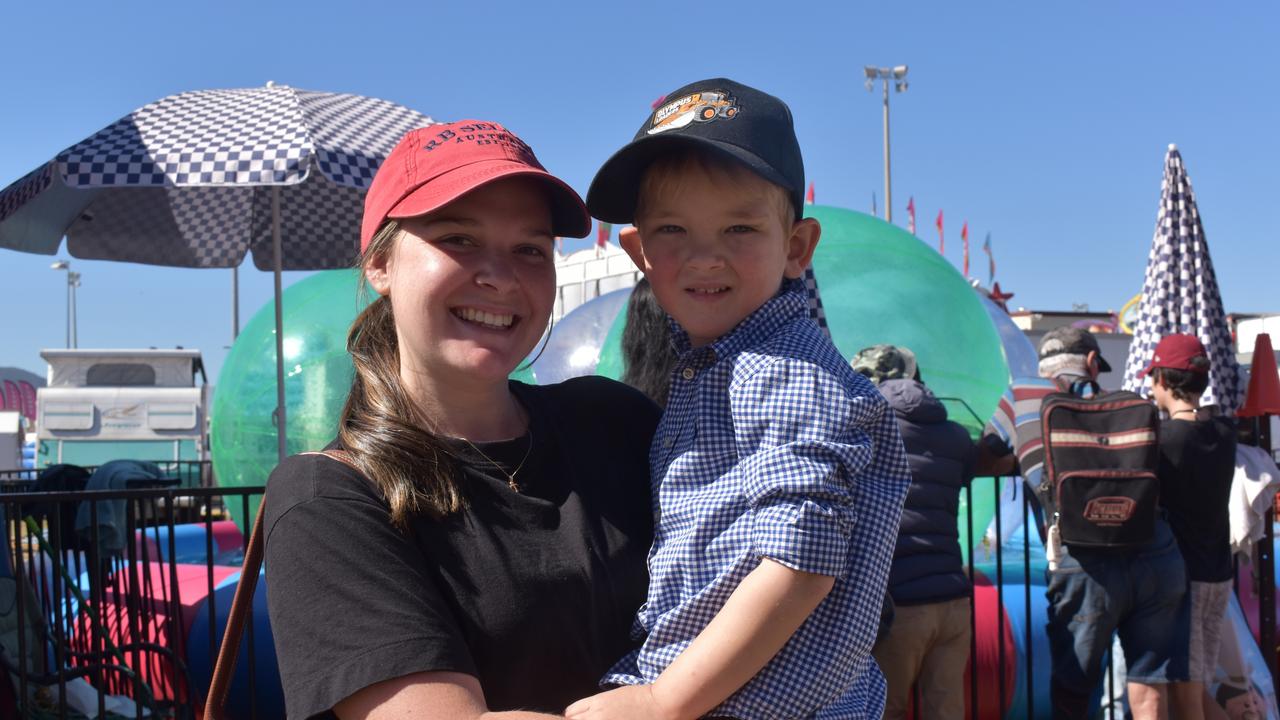 Tayla Cox and William Thallon at the 2024 Rockhampton Agricultural Show.