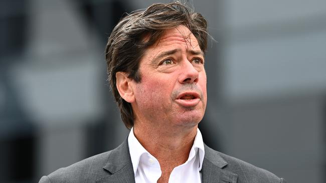 Gillon McLachlan will step down as AFL CEO at the end of the season. Picture: Getty Images