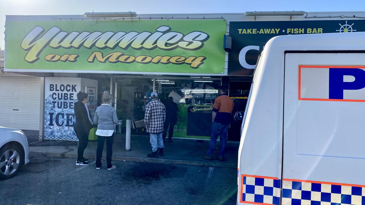 Yummies on Mooney was broken into and ransacked on Tuesday morning. Picture: Natasha Emeck