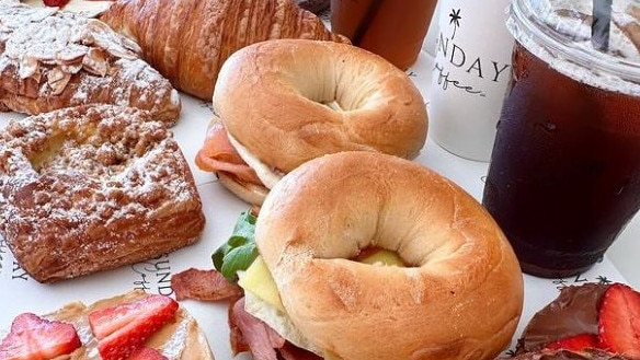 Some of the Instagram-famous treats. Picture: Instagram/Sunday Coffee &amp; Bagels