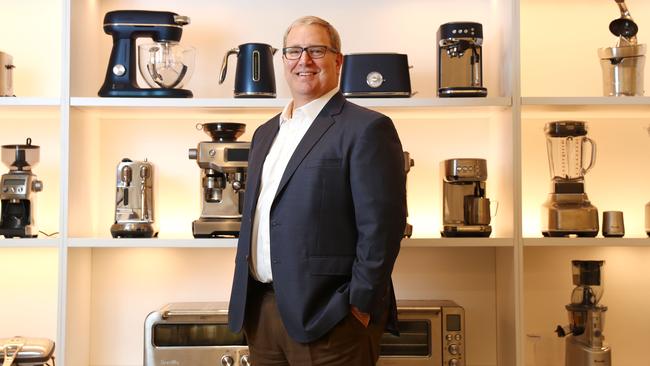 Breville chief executive Jim Clayton. Picture: John Feder