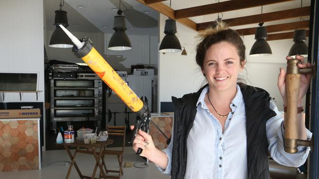 Cubby Bakehouse owner Ursula Watts at the Chinderah Bakehouse that’s cost them more than $100 grand. Picture Glenn Hampson