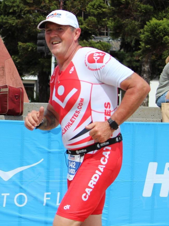 But the 56-year-old is training for an Ironman. Picture: Supplied